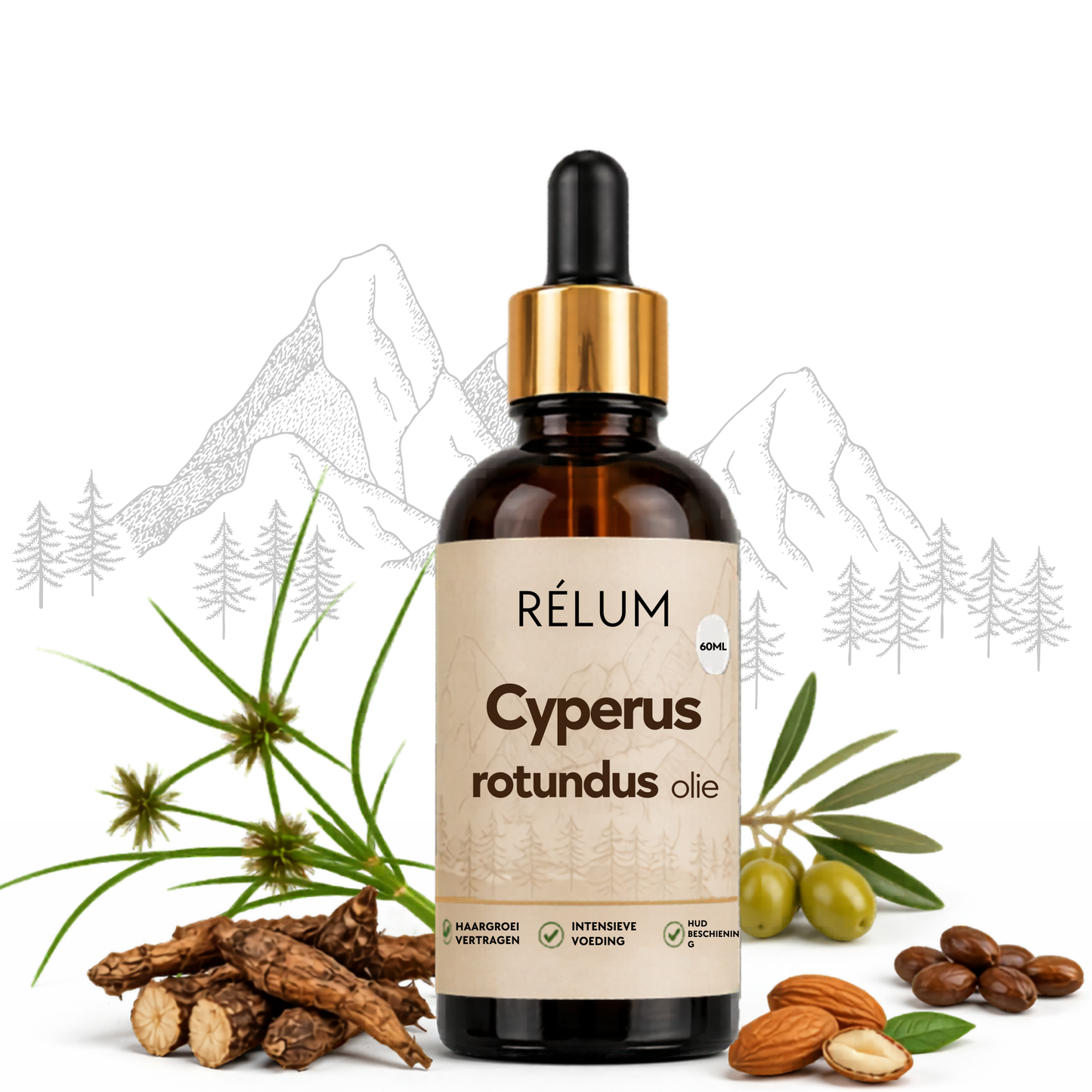 Rélum® Cyperus Rotundus Olie 60 ml